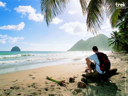 seul sur la plage